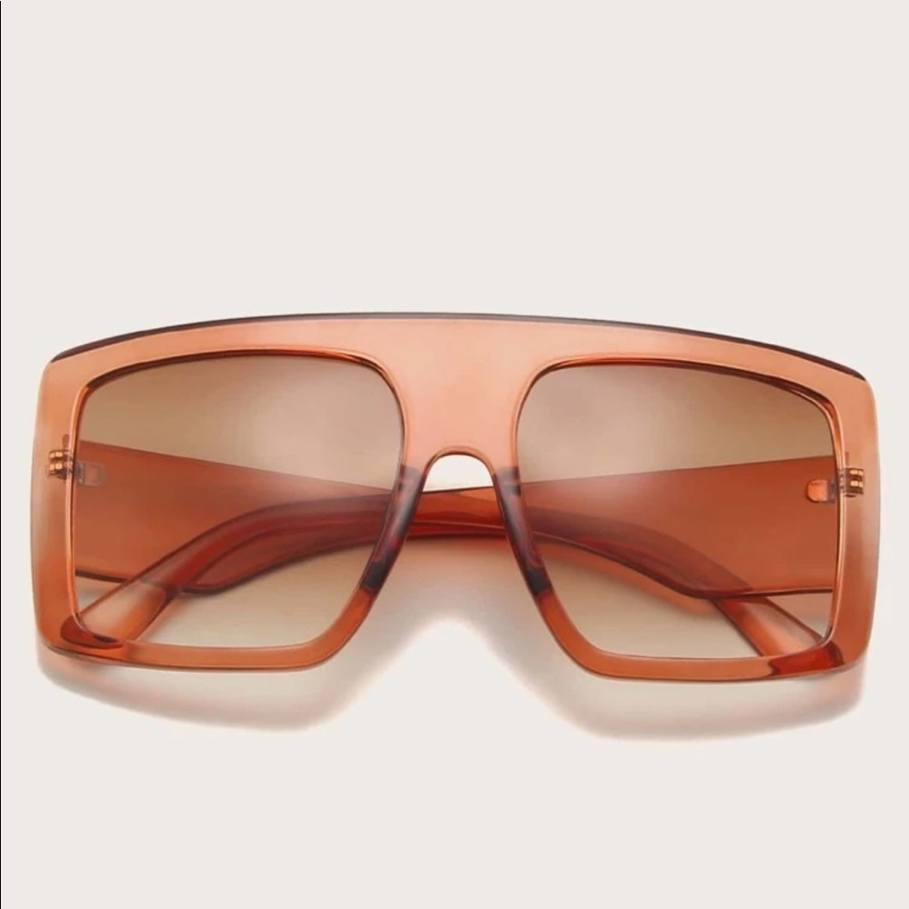Brown Square Sunglasses